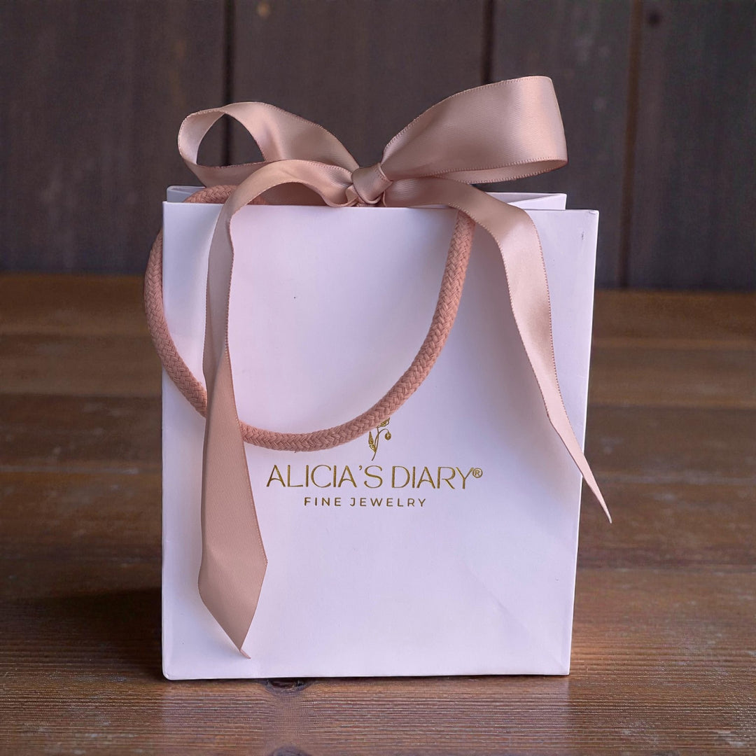 Geschenktasche mit Schleife - ALICIA'S DIARY®