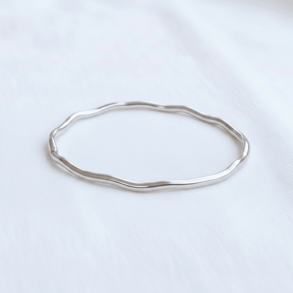 Damen Armreif Edelstahl Silber, wasserfester Schmuck junge Frauen Trend 2026