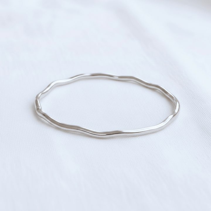 Damen Armreif Edelstahl Silber, wasserfester Schmuck junge Frauen Trend 2026
