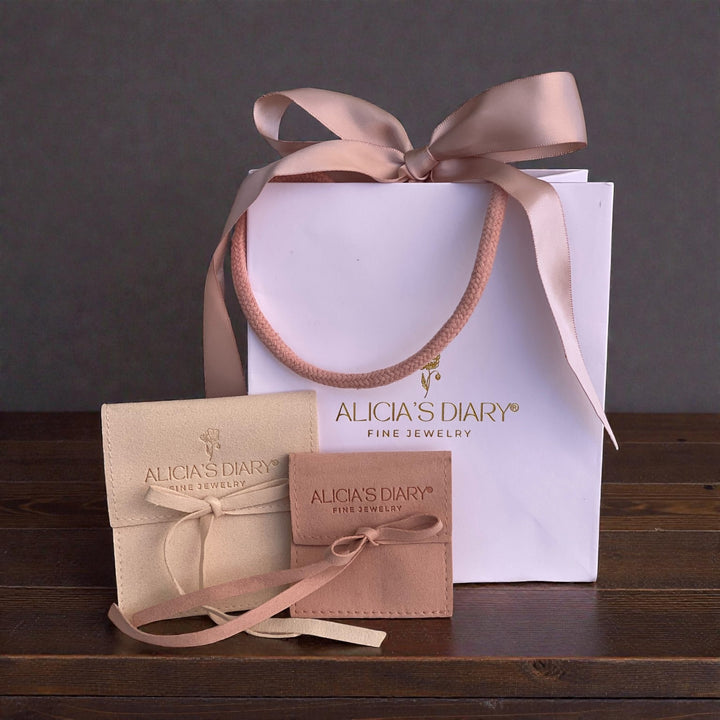 Geschenktasche mit Schleife - ALICIA'S DIARY®