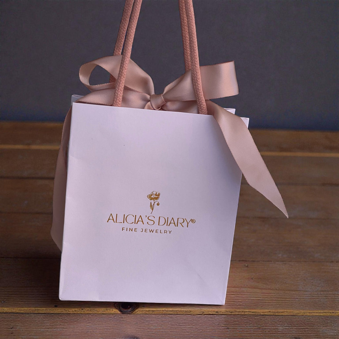 Geschenktasche mit Schleife - ALICIA'S DIARY®