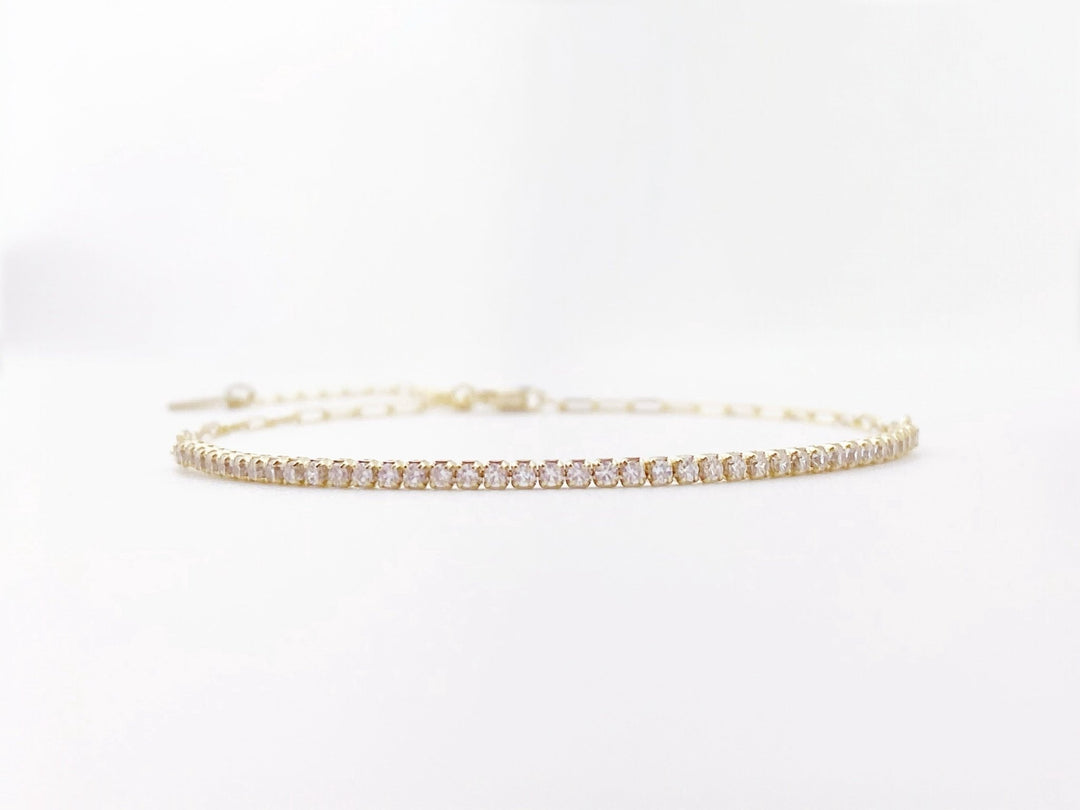 Paperclip Tennis Armband - ALICIA'S DIARY®