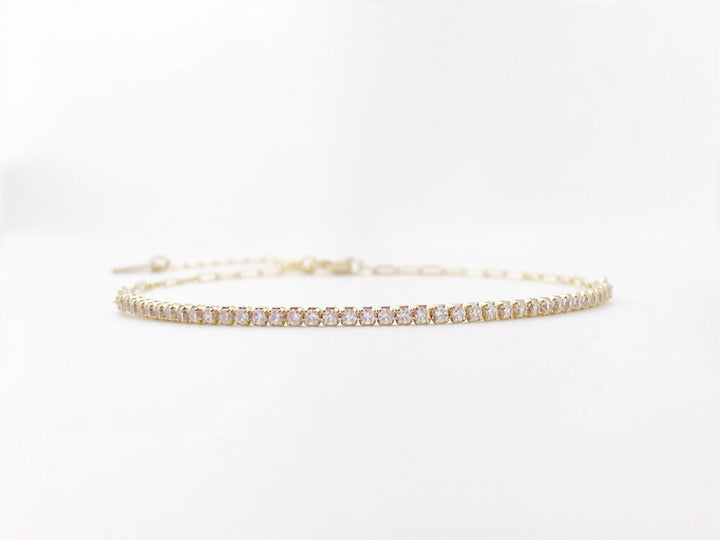 Paperclip Tennis Armband - ALICIA'S DIARY®