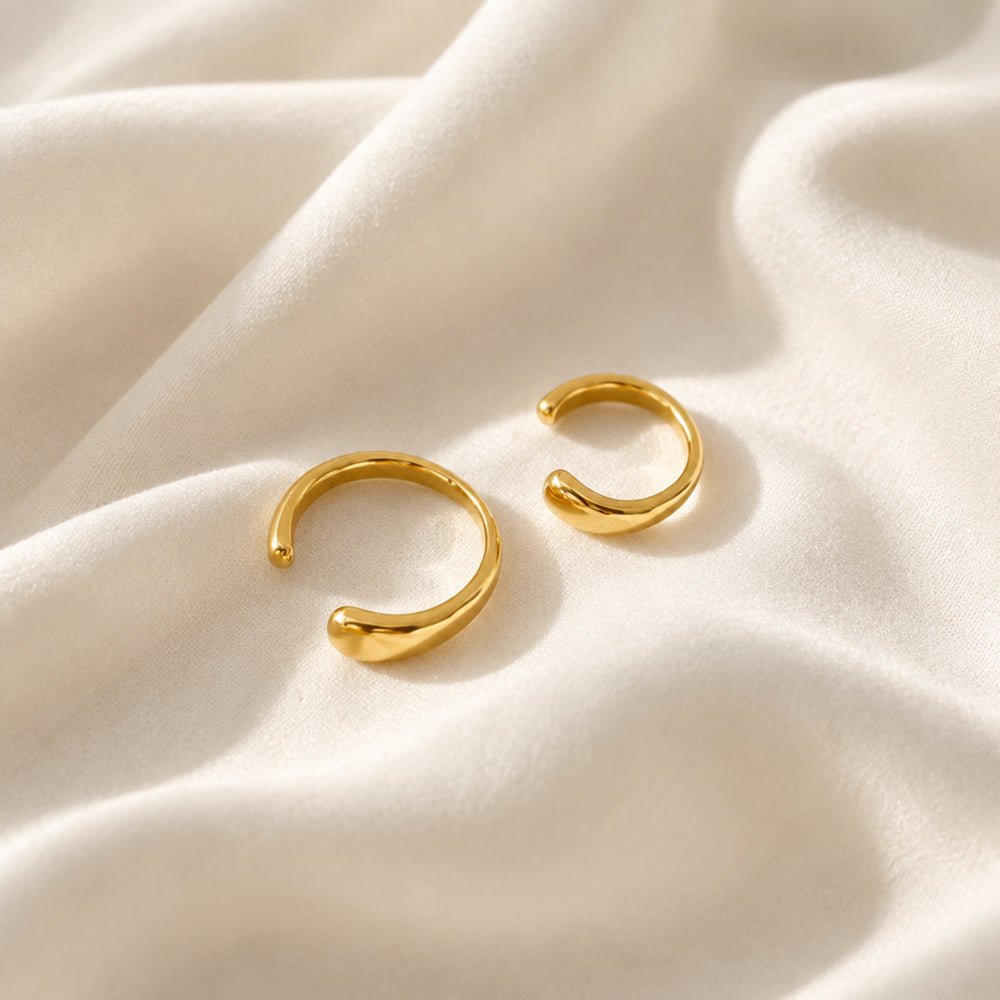 Casual Earcuff Set - Stainless Steel Ear Cuffs - Alicia's Diary®