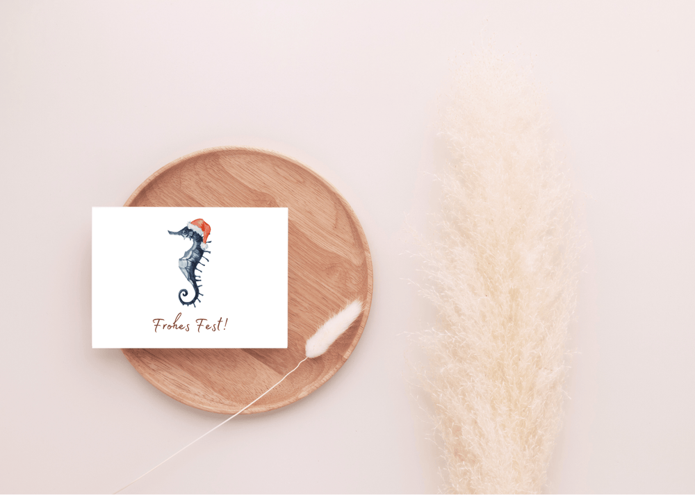 Grußkarte mit Nikolaus - und Weihnachtsmotiv - ALICIA'S DIARY®