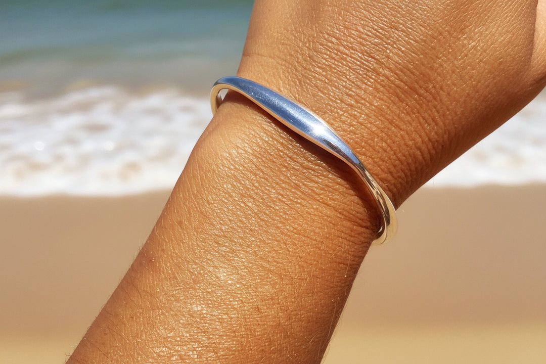 Silver bangle - Alicia&