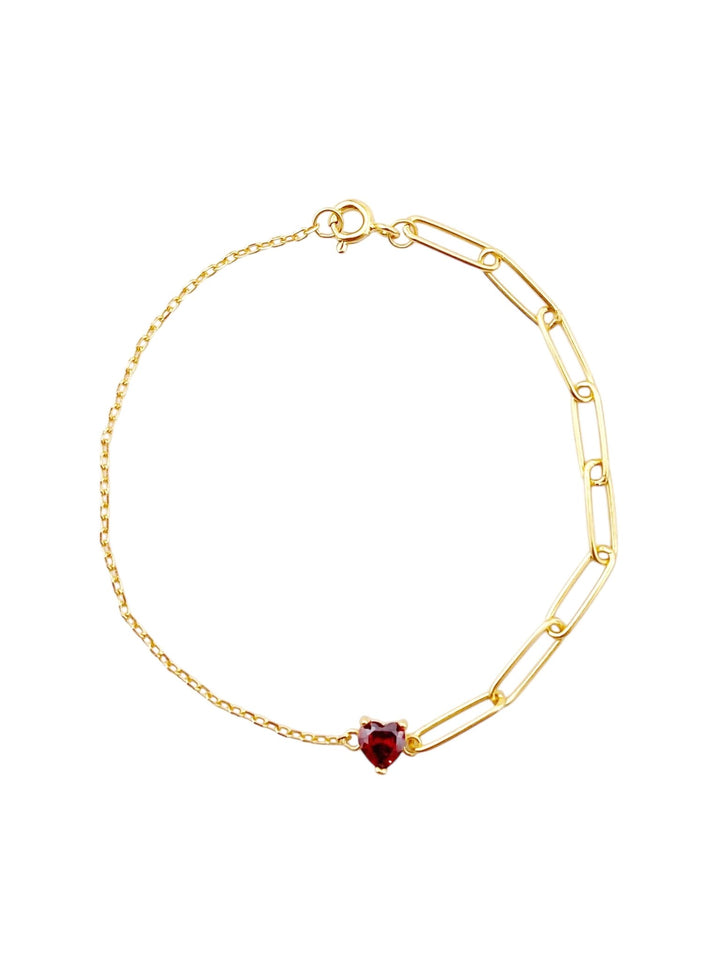 Kristallherz Kinder Armband - ALICIA'S DIARY
