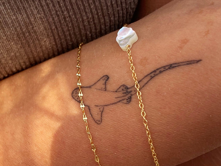 Armband Muschel Perle - ALICIA'S DIARY