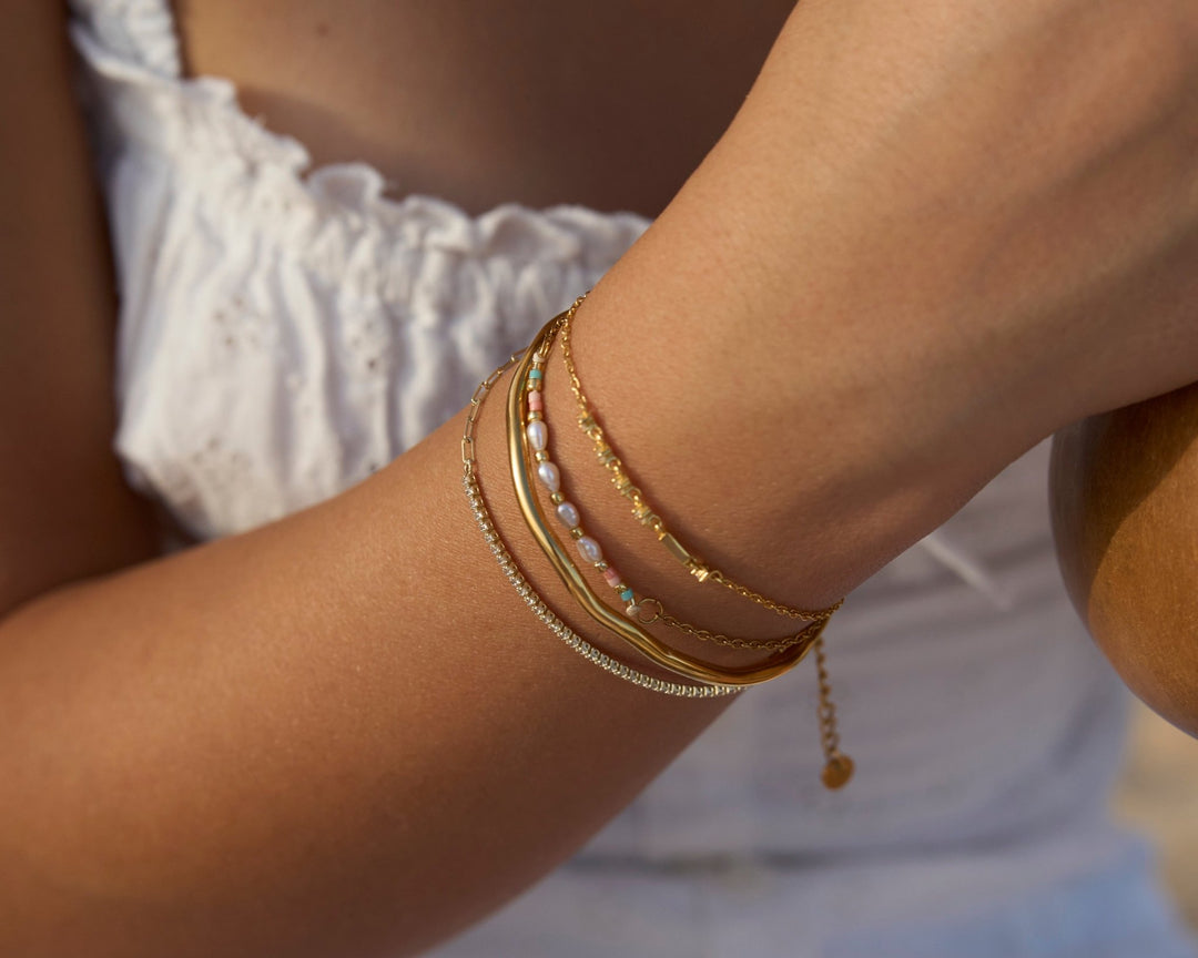 Paperclip Tennis Armband - ALICIA'S DIARY®