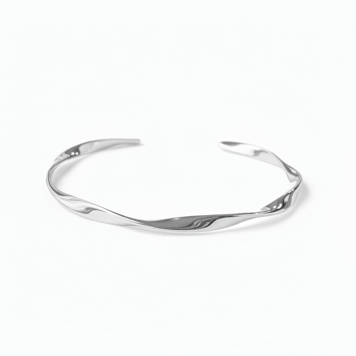 Echt silberner Armreif für kleine Frauen mit dünnen schmalen Handgelenken aus 925 Sterlingsilber, Silberschmuck Online Shop