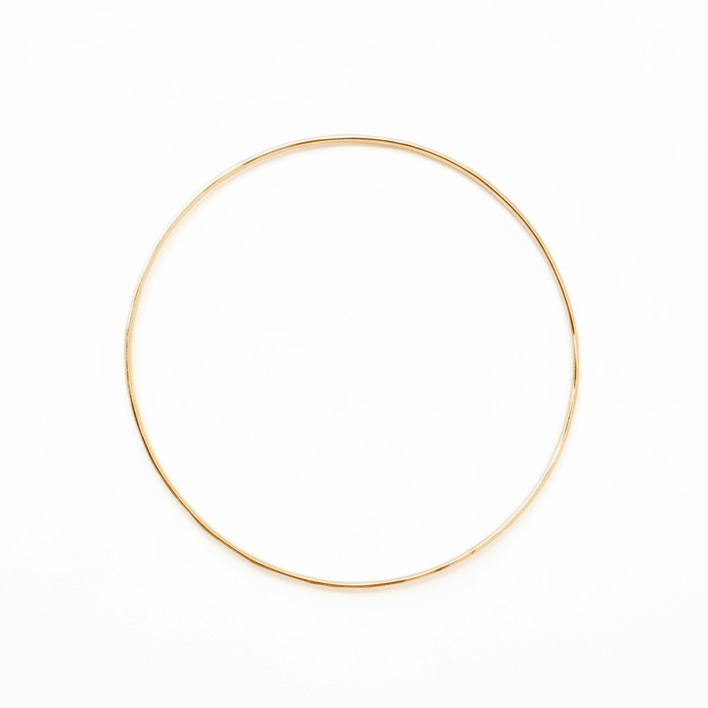 Clean Girl Styling Inso: Geometrischer goldener Armreif, schmaler Armreifen aus Goldfill, färbt nicht ab, verliert keine Farbe, verfärbt nicht