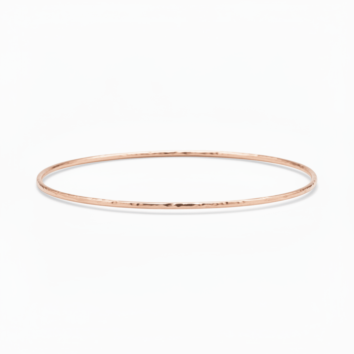 echtsilber armreif gold, Gehämmerter Layering Armreif Roségold, minimalistischer armreif gold