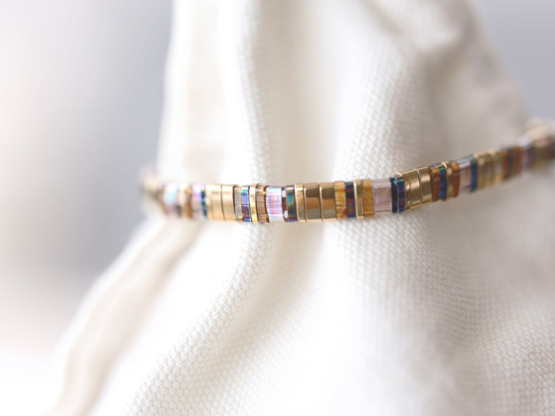 Clean Girl Jewelry Armband aus Glasperlen Lampwork, schöner Schmuck von Alicia's Diary