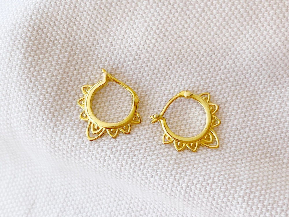 Boho Chic Ohrringe gold online bestellen bei Alicia's Diary