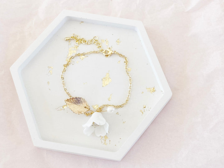 Goldenes Brautarmband Aurelie - ALICIA'S DIARY