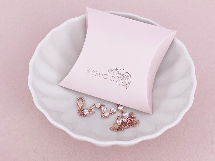 Rosegoldenes Braut Armband Bella - ALICIA'S DIARY