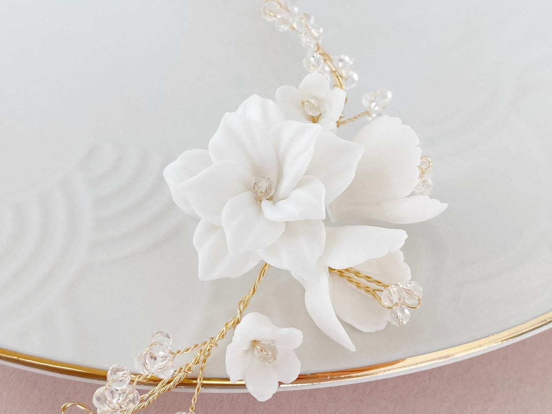 Blumen Braut Armband Elodie - ALICIA'S DIARY