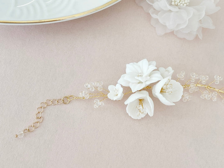 Blumen Braut Armband Elodie - ALICIA'S DIARY
