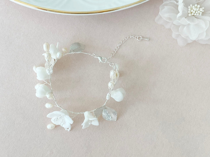 Silbernes Braut Armband Julia - ALICIA'S DIARY
