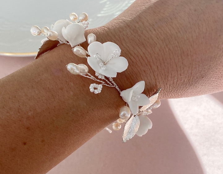 Silbernes Braut Armband Julia - ALICIA'S DIARY