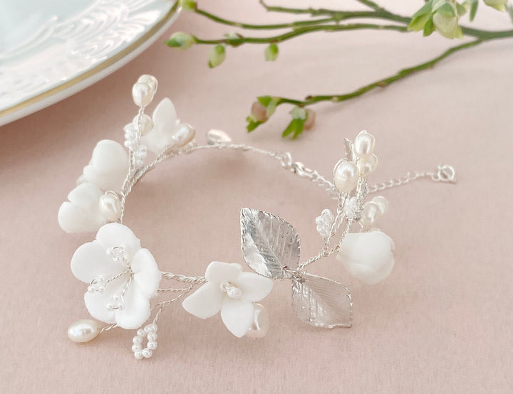 Silbernes Braut Armband Julia - ALICIA'S DIARY