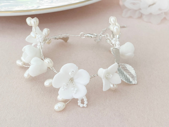 Silbernes Braut Armband Julia - ALICIA'S DIARY