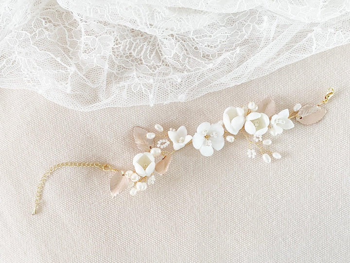 Blumen Brautarmband Julie - ALICIA'S DIARY