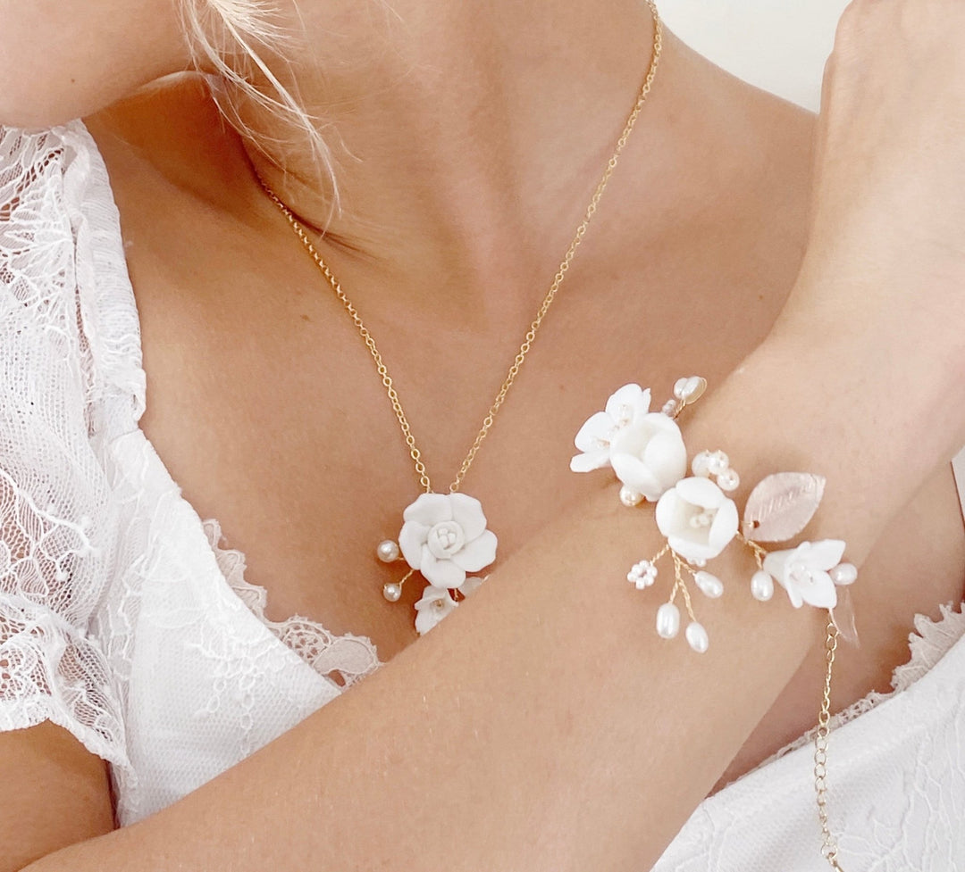 Blumen Brautarmband Julie - ALICIA'S DIARY