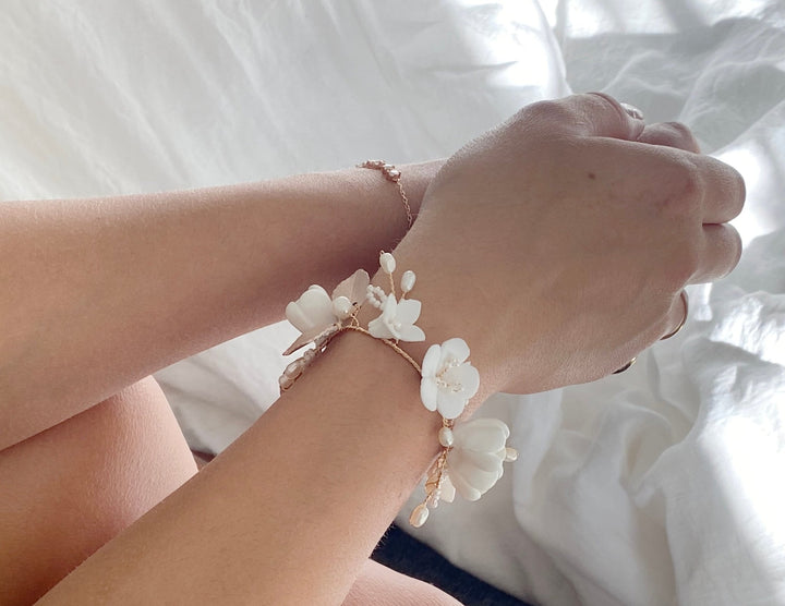 Blumen Brautarmband Julie - ALICIA'S DIARY