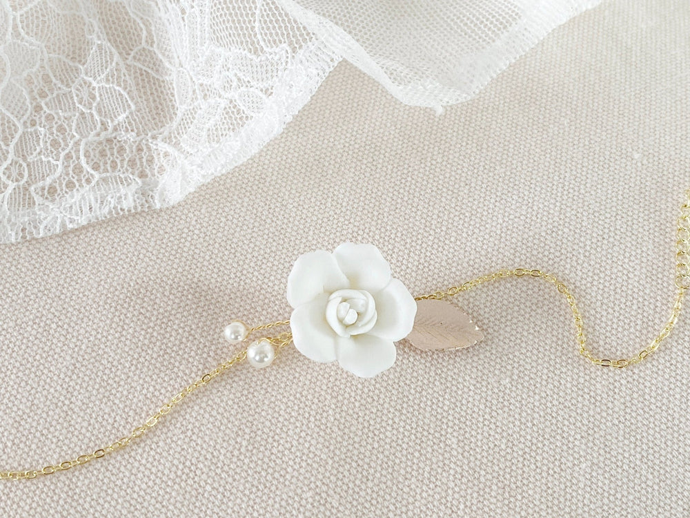 Goldenes Brautarmband Rosalie - ALICIA'S DIARY