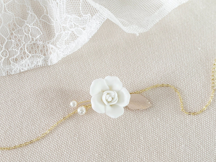 Goldenes Brautarmband Rosalie - ALICIA'S DIARY