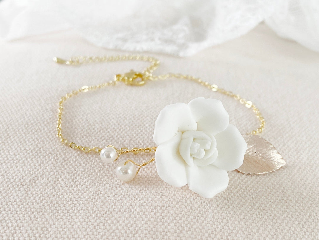 Goldenes Brautarmband Rosalie - ALICIA'S DIARY