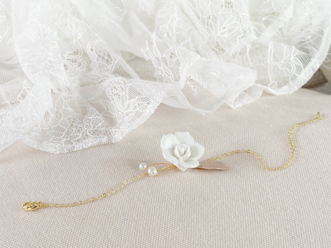 Goldenes Brautarmband Rosalie - ALICIA'S DIARY