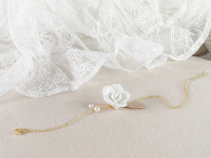 Goldenes Brautarmband Rosalie - ALICIA'S DIARY