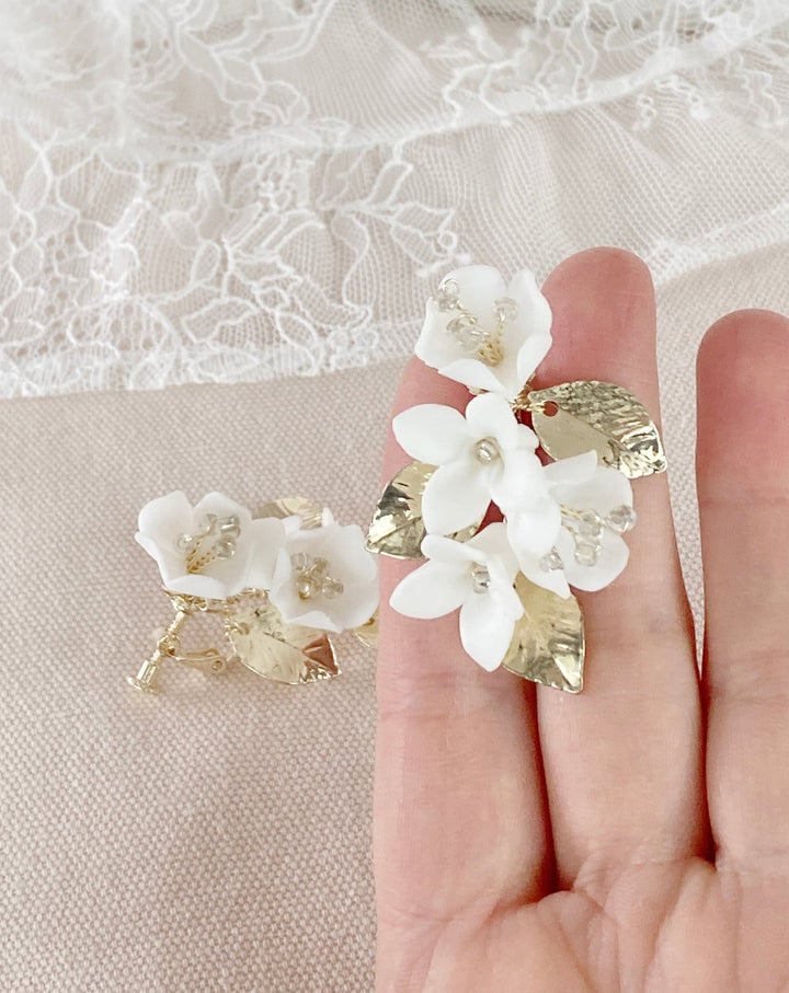 Clip - On Ohrringe Braut Aurelie - ALICIA'S DIARY