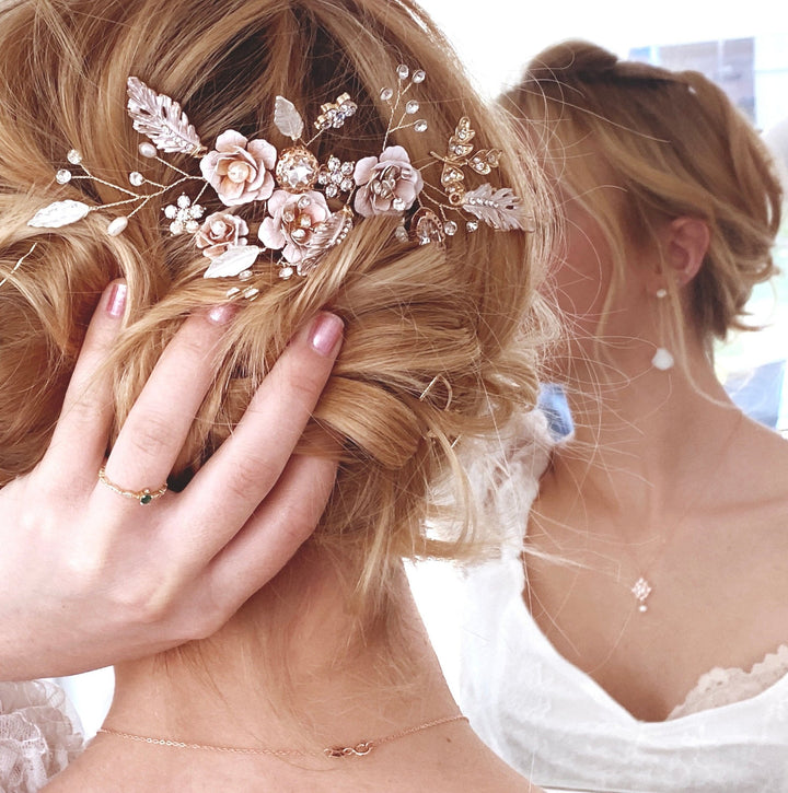 Boho Braut Haarschmuck Mathilde - ALICIA'S DIARY