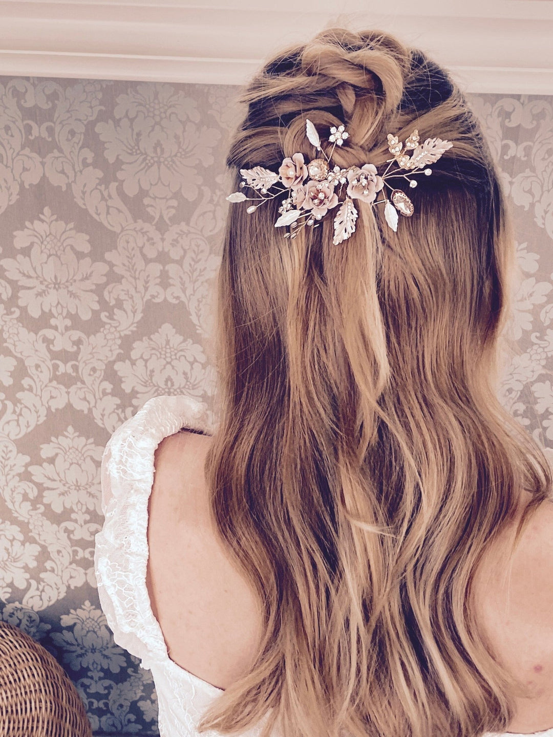 Boho Braut Haarschmuck Mathilde - ALICIA'S DIARY