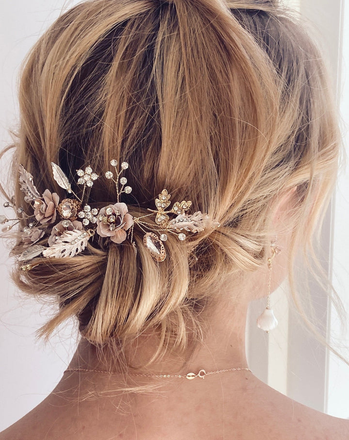 Boho Braut Haarschmuck Mathilde - ALICIA'S DIARY