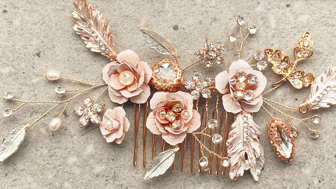 Boho Braut Haarschmuck Mathilde - ALICIA'S DIARY