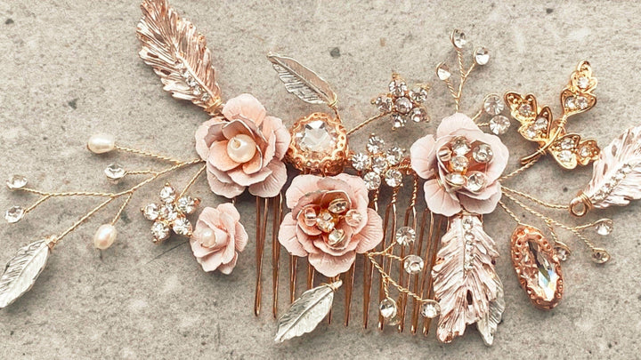 Boho Braut Haarschmuck Mathilde - ALICIA'S DIARY