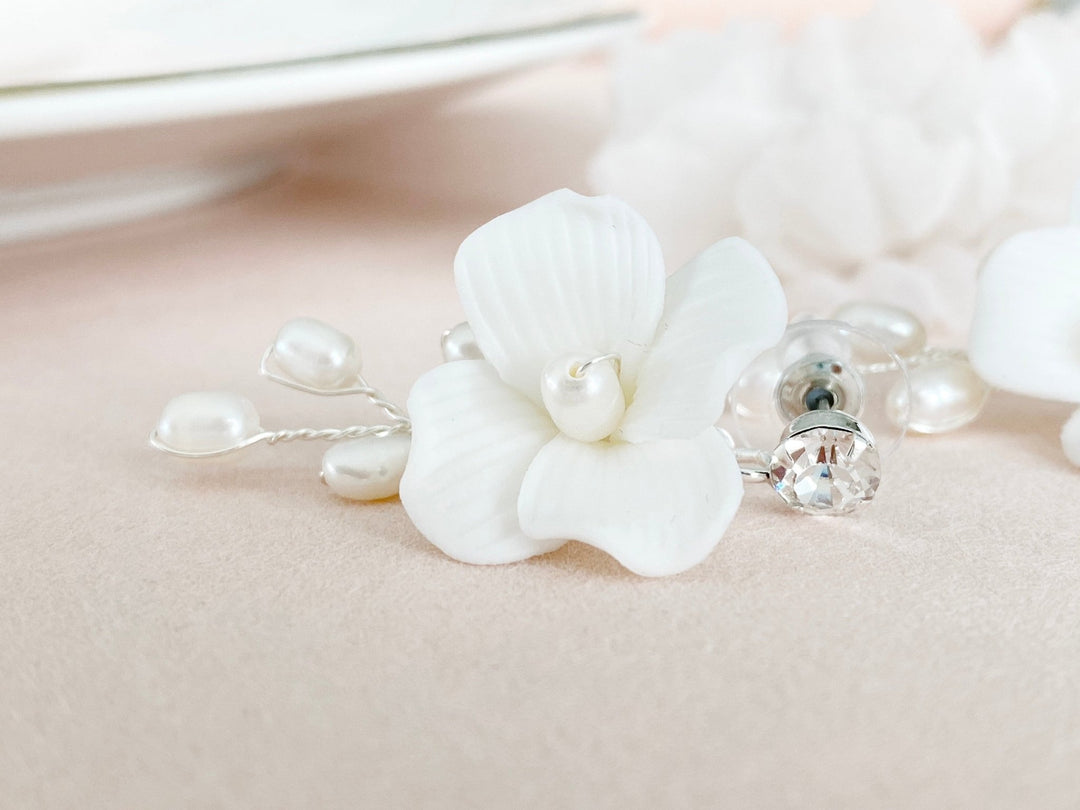 Hochzeitsohrringe Antonie Silber - ALICIA'S DIARY