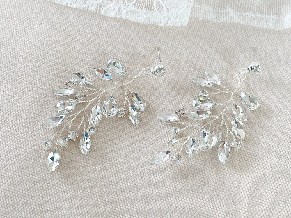 Diamant Brautohrringe Gloria - ALICIA'S DIARY