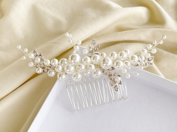 Strass und Perlen Haarkamm Dana - ALICIA'S DIARY