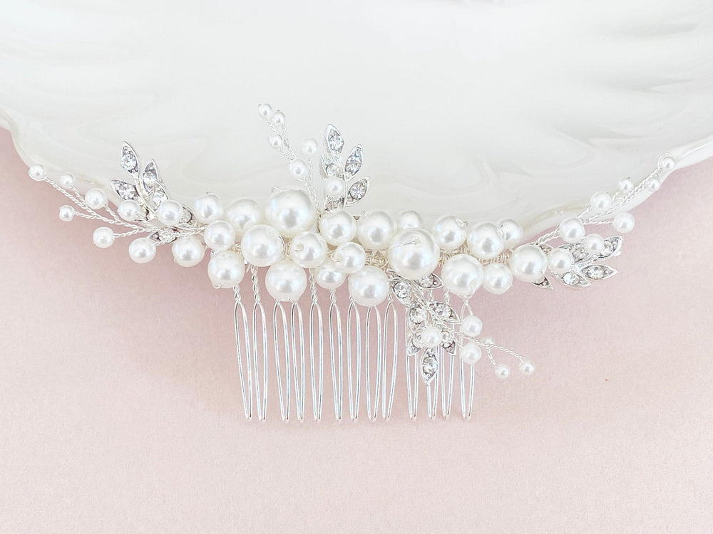 Strass und Perlen Haarkamm Dana - ALICIA'S DIARY