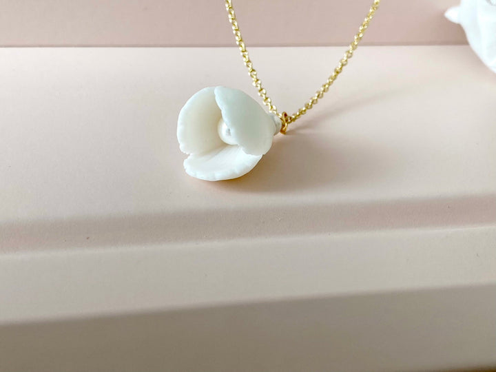Collier de mariée avec fleur | LORI
