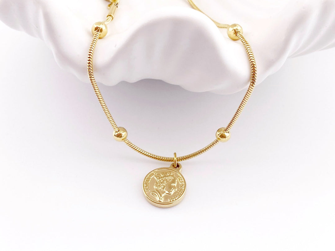 Münz Charm Armband - ALICIA'S DIARY