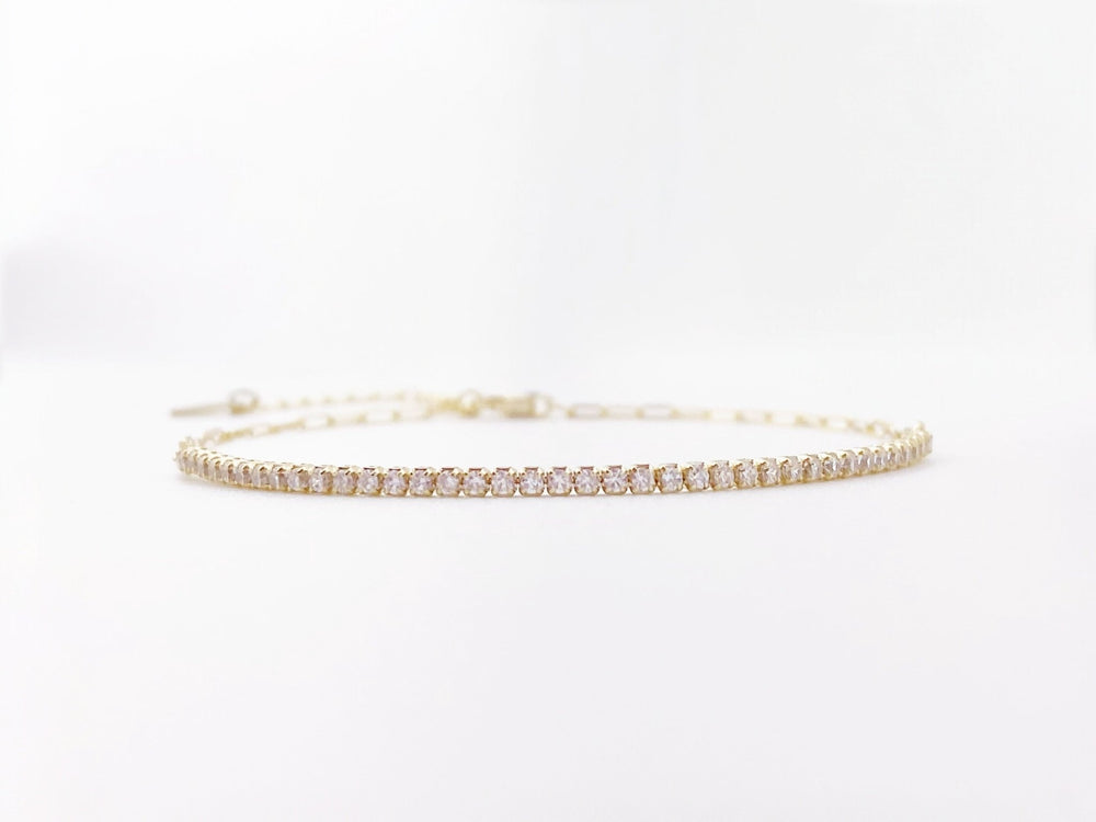 Paperclip Tennis Armband - ALICIA'S DIARY