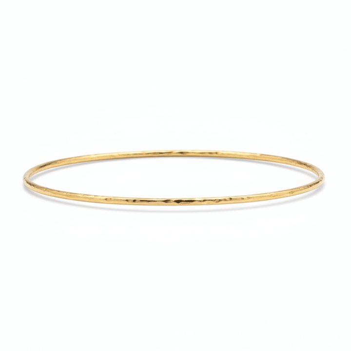 Gehämmerter Layering Armreif Gold-925-Armbänder und Armreifen-armreifen