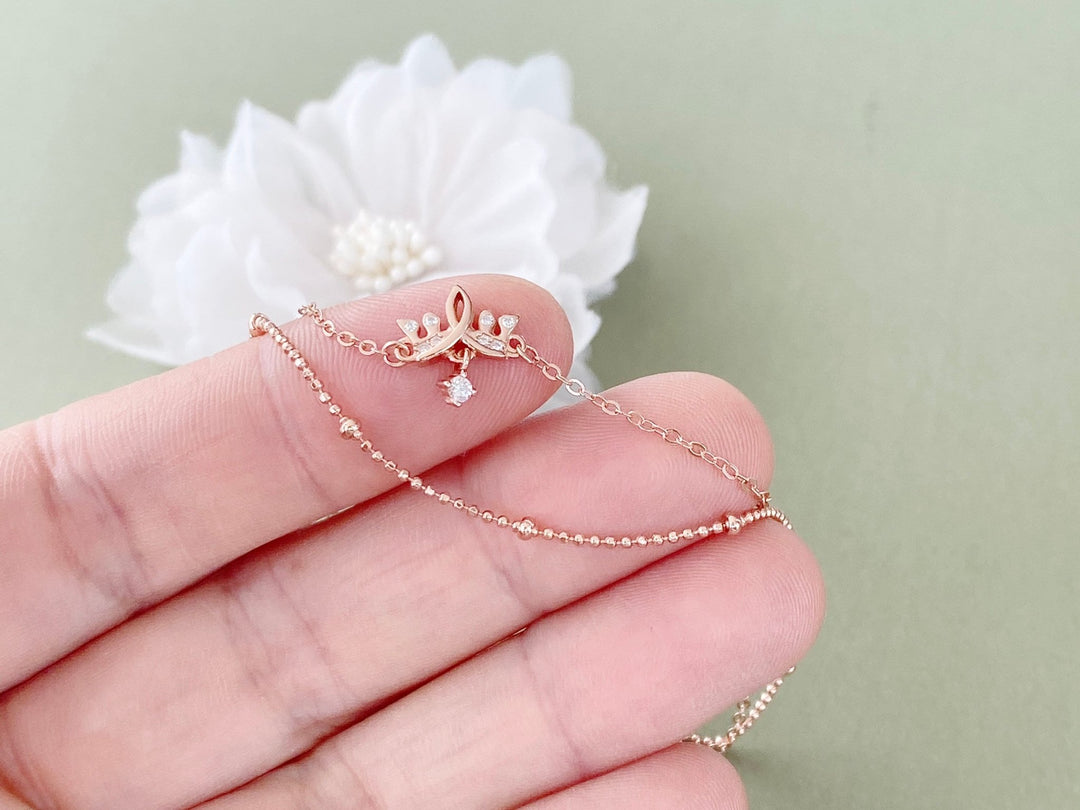Doppeltes Satellitenarmband - ALICIA'S DIARY