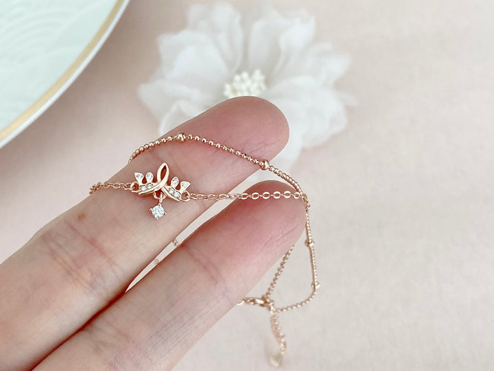Doppeltes Satellitenarmband - ALICIA'S DIARY